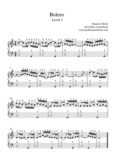 Bolero (arr. Pedro Lutterbach)