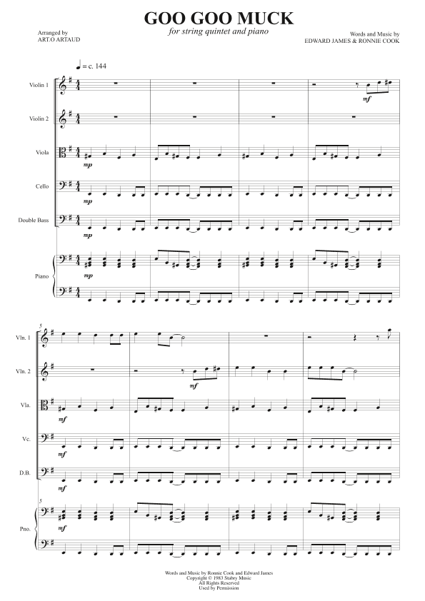 Goo Goo Muck (arr. Art.o Artaud)