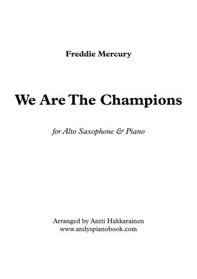 We Are The Champions (arr. Antti Hakkarainen)
