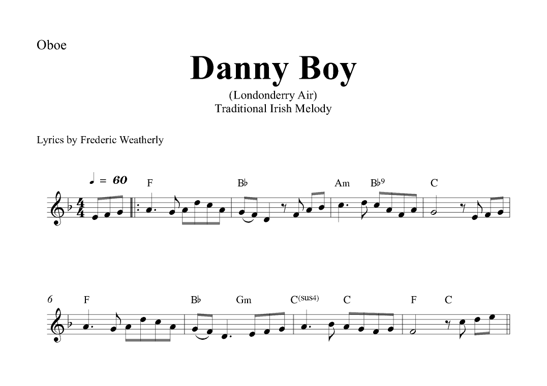 Danny Boy (Londonderry Air) (arr. Gabriel Oliveira)