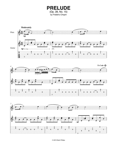 Prelude in D-flat Major (Op. 28, No. 15) (arr. Mark Phillips)