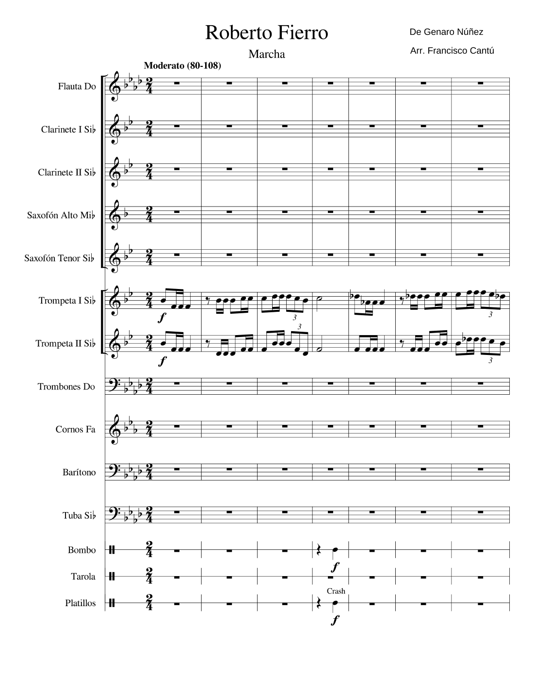 Roberto Fierro (arr. Francisco Cantú)