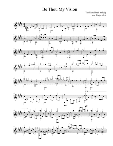 Be Thou My Vision (arr. Tanja Miric)