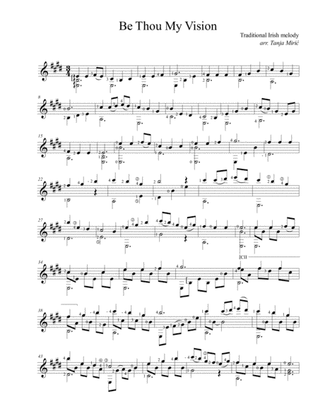 Be Thou My Vision (arr. Tanja Miric)