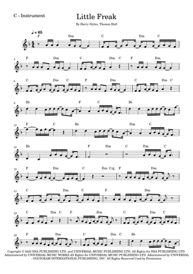 Little Freak (arr. Fabio Eduardo de Oliveira)