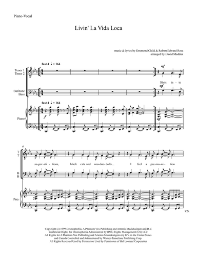 Livin' La Vida Loca (arr. David Maddux)