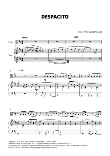 Despacito (arr. Cadenza Editions)