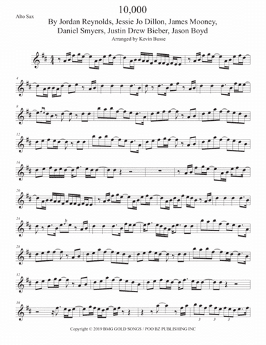 10,000 Hours (arr. Kevin Busse)