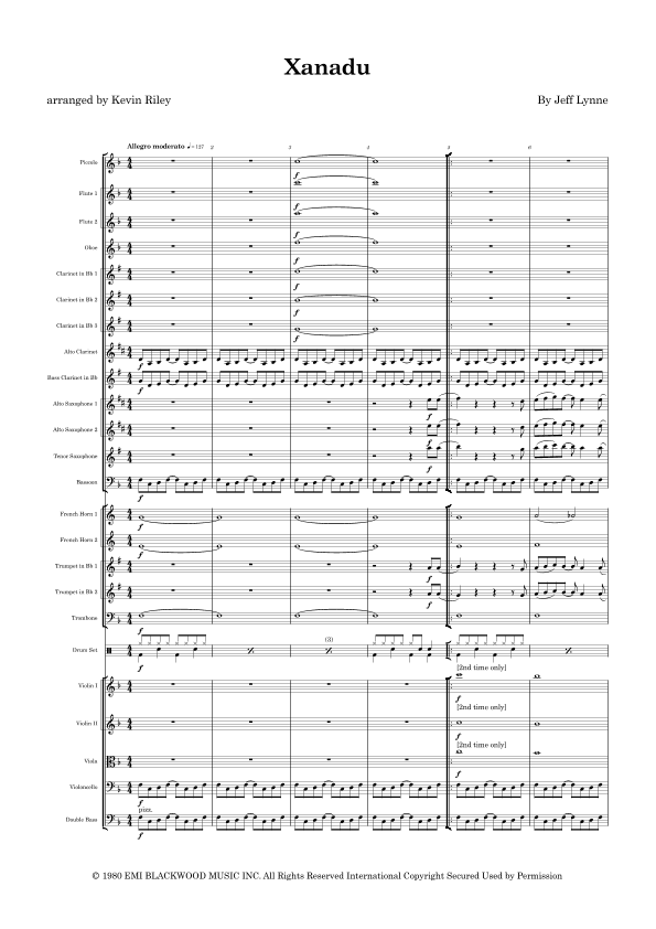 Xanadu (arr. Kevin Riley)