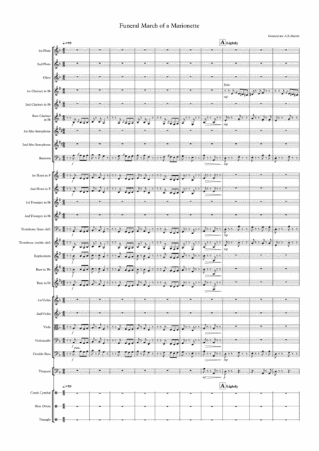 Funeral March of a Marionette (arr. A. E. Martin)