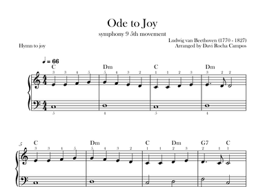 Ode To joy (Symphony 9 5th movement) (arr. Davi Rocha Campos)