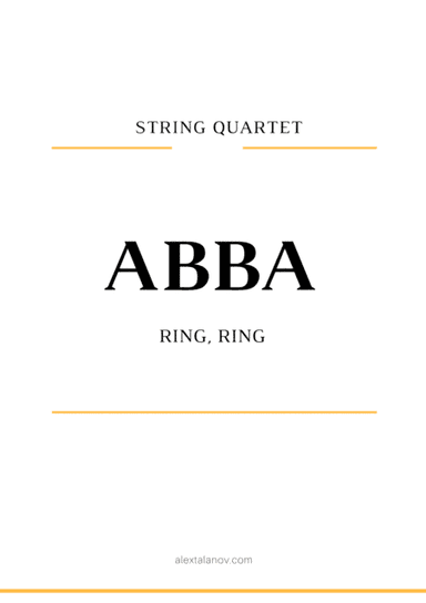 Ring, Ring (arr. Alex Talanov)