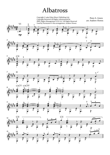 Albatross (arr. Andrew Howes)