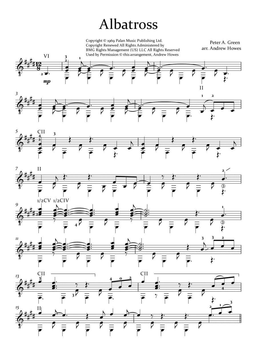 Albatross (arr. Andrew Howes)