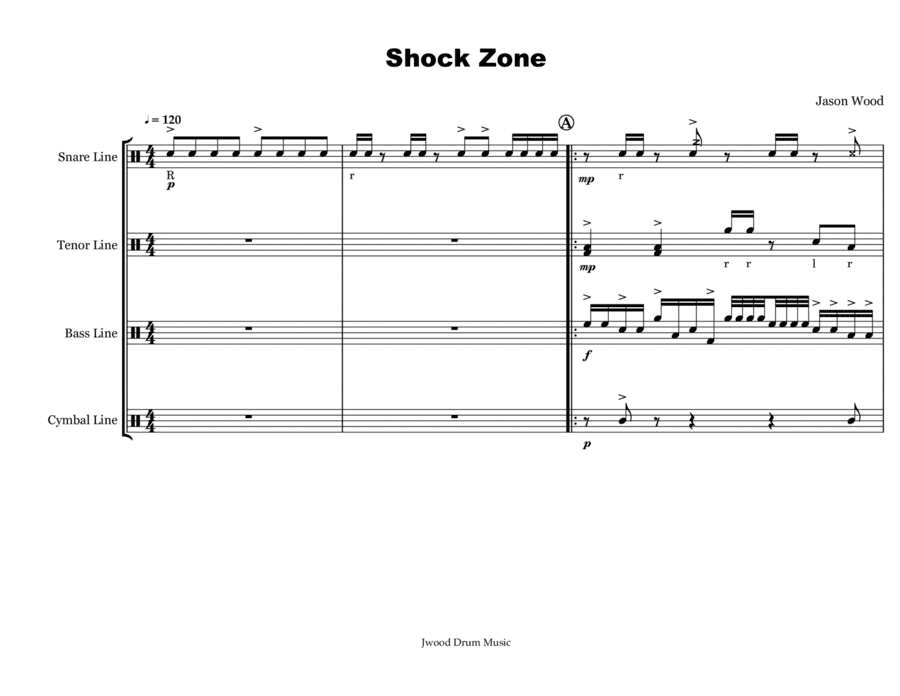 Shock Zone (Drumline Cadence)