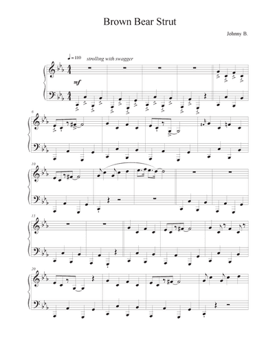 Brown Bear Strut
