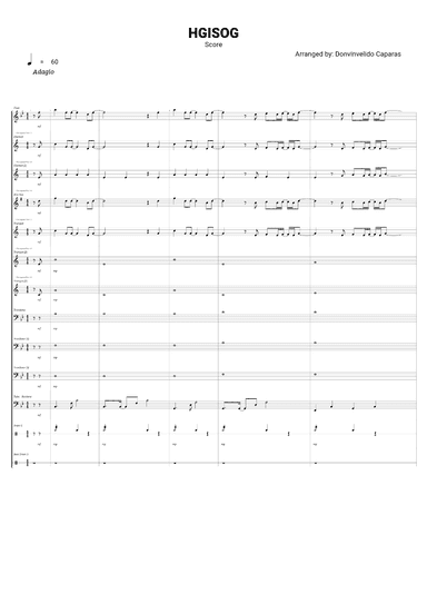 How Great Is Our God - Score Only (arr. Donvinvelido Caparas)