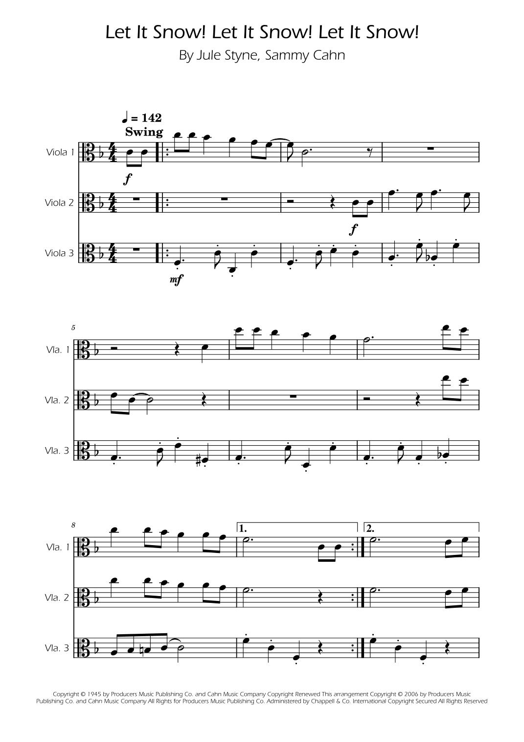 Let It Snow! Let It Snow! Let It Snow! (arr. Ygor Nunes)