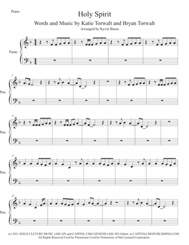 Holy Spirit (arr. Kevin Busse)
