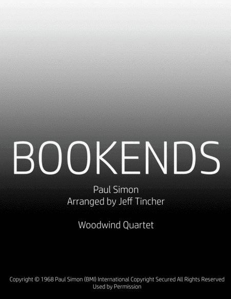 Bookends (arr. Jeff Tincher)
