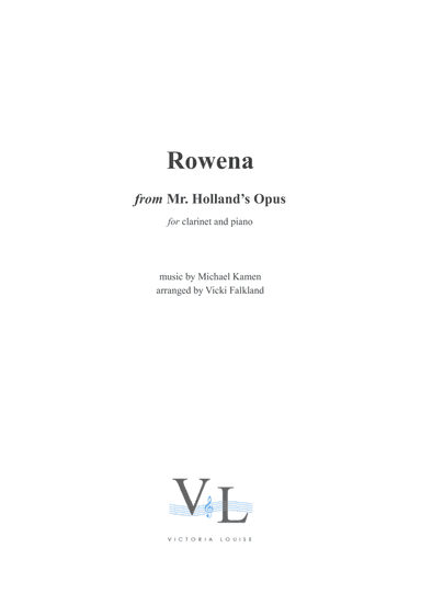 Rowena (arr. Vicki Falkland)