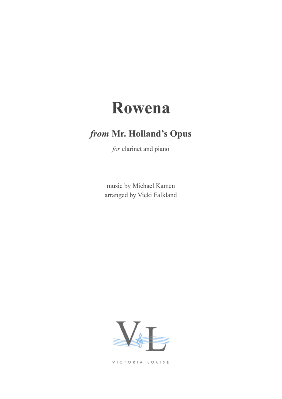 Rowena (arr. Vicki Falkland)