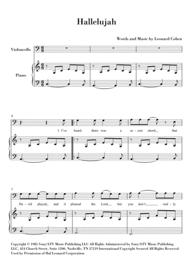 Hallelujah (arr. Ahiva Editions)