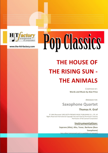 The House Of The Rising Sun (arr. Thomas H. Graf)