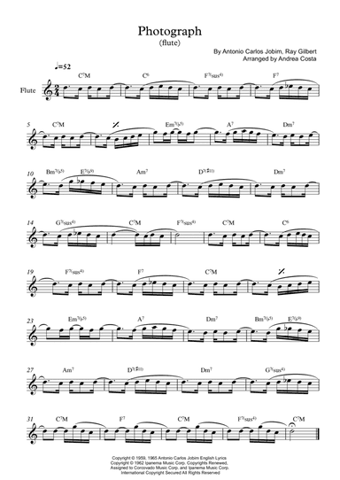 Photograph (arr. Andrea Costa)
