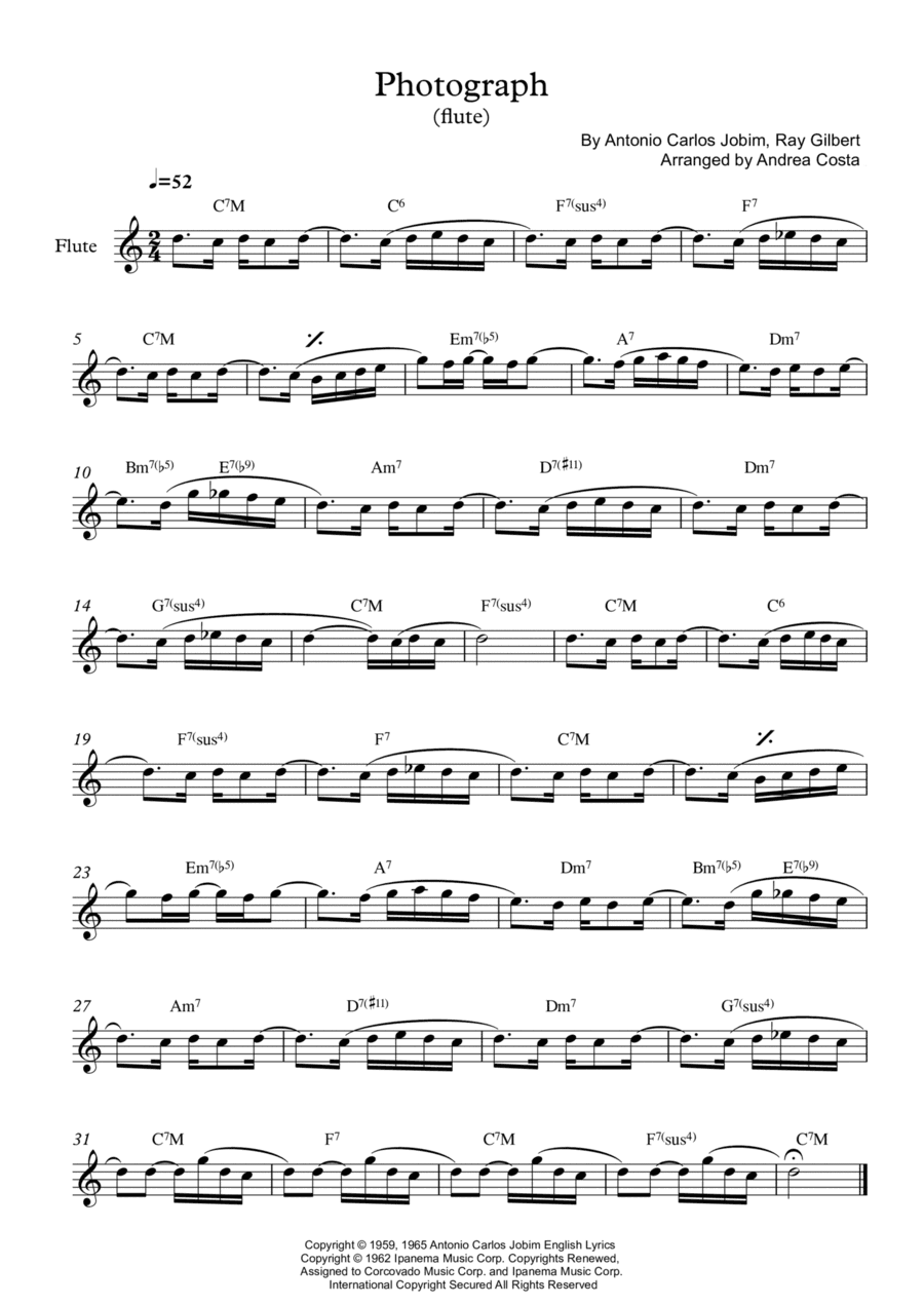 Photograph (arr. Andrea Costa)