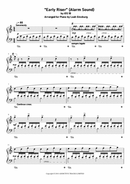 Early Riser (arr. Leah Ginzburg)