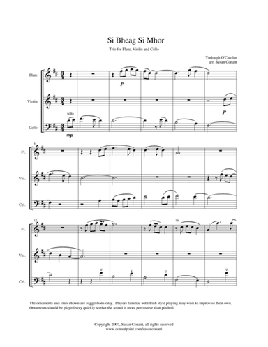 Si Bheag Si Mhor (arr. Susan Conant)