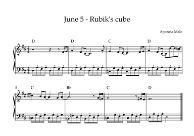 June 5 - Rubik's Cube