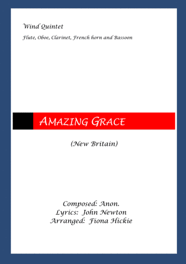 Amazing Grace (arr. Fiona Hickie)