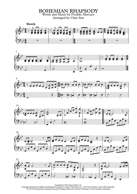 Bohemian Rhapsody (arr. Clare Son)