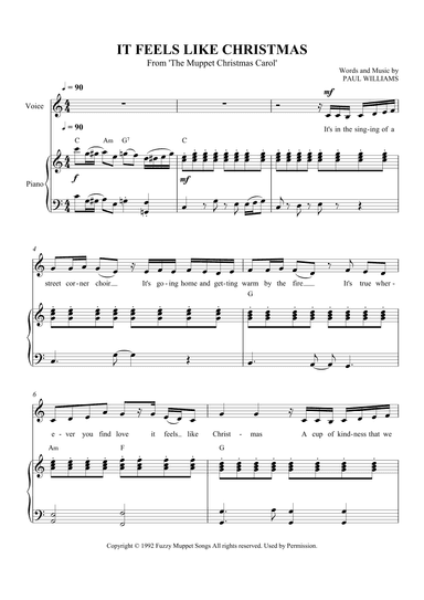 It Feels Like Christmas (arr. SCMusic)