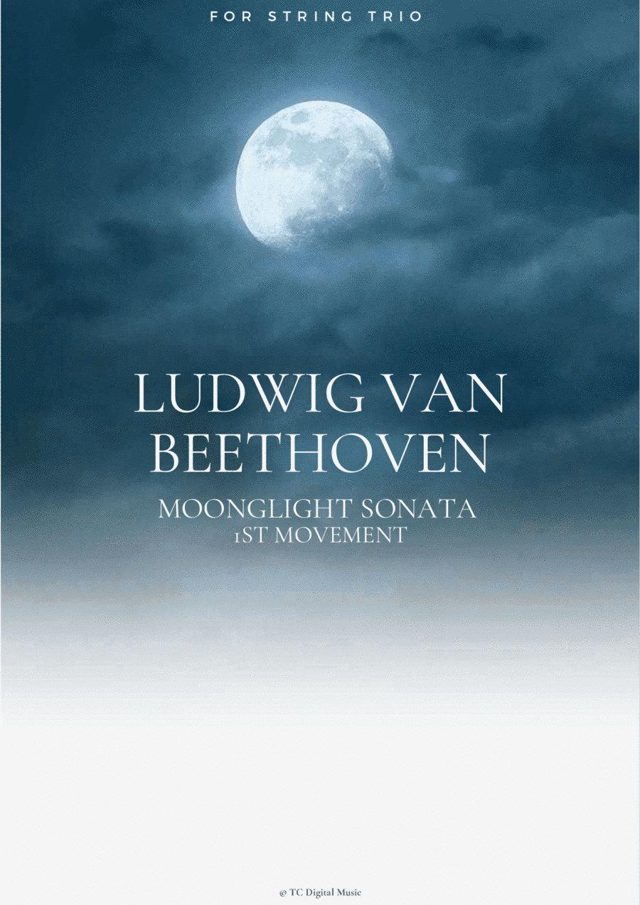 Ludwig Van Beethoven - Moonlight Sonata - First Movement For String Trio (arr. Tainá Caldeira)