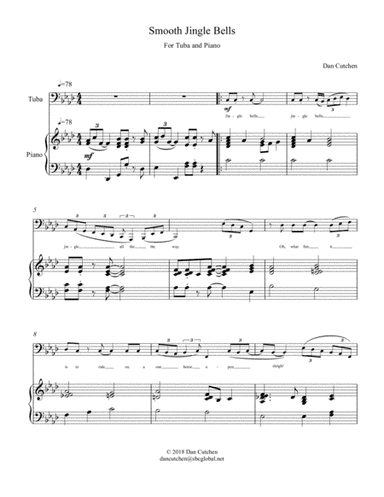 Tuba Solo -"Smooth Jingle Bells" jazz version (arr. Dan Cutchen)