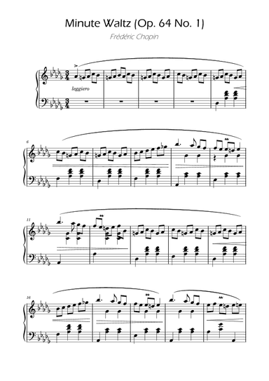 Minute Waltz - Frédéric Chopin (arr. Ygor Nunes)