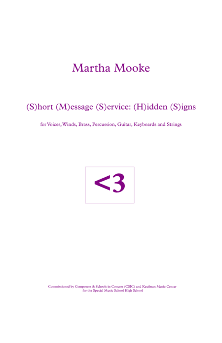 (S)hort (M)essage (S)ervice: (H)idden (S)igns