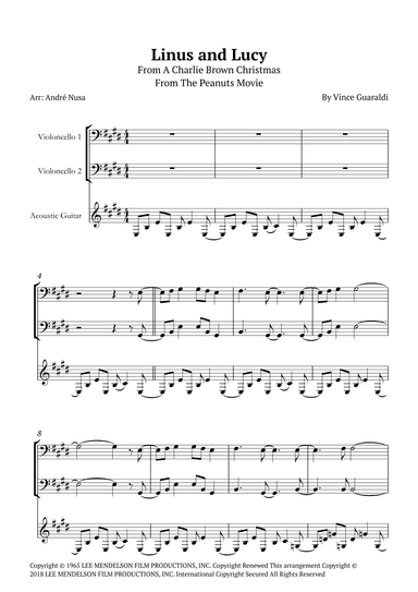 Linus And Lucy (arr. André Nusa)