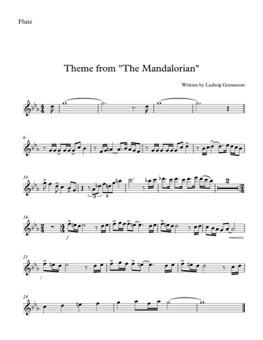 The Mandalorian (arr. SongBird Music)