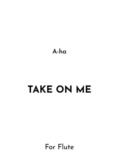 Take On Me (arr. Jireh J.)