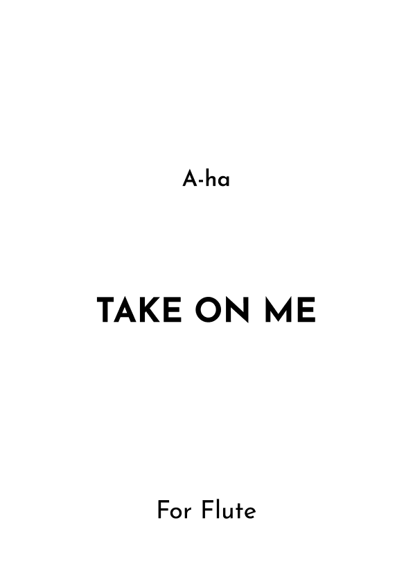 Take On Me (arr. Jireh J.)