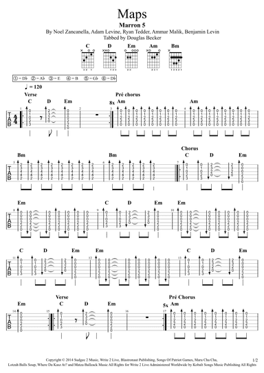 Maps (arr. Douglas Becker)