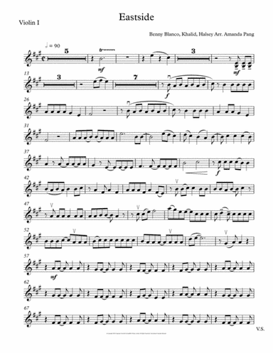 Eastside (arr. Amanda Pang)
