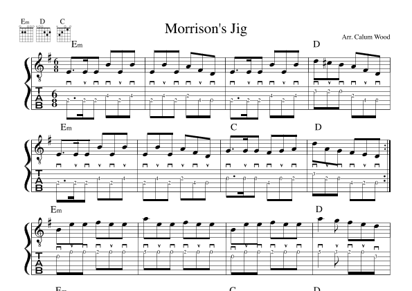 Morrison's Jig (arr. Calum Wood)
