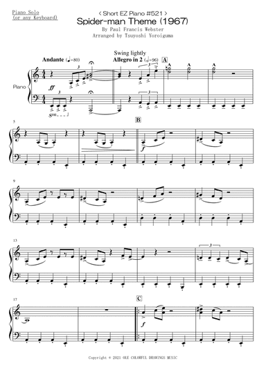 Spider-man Evolution (arr. Tsuyoshi Yoroiguma)