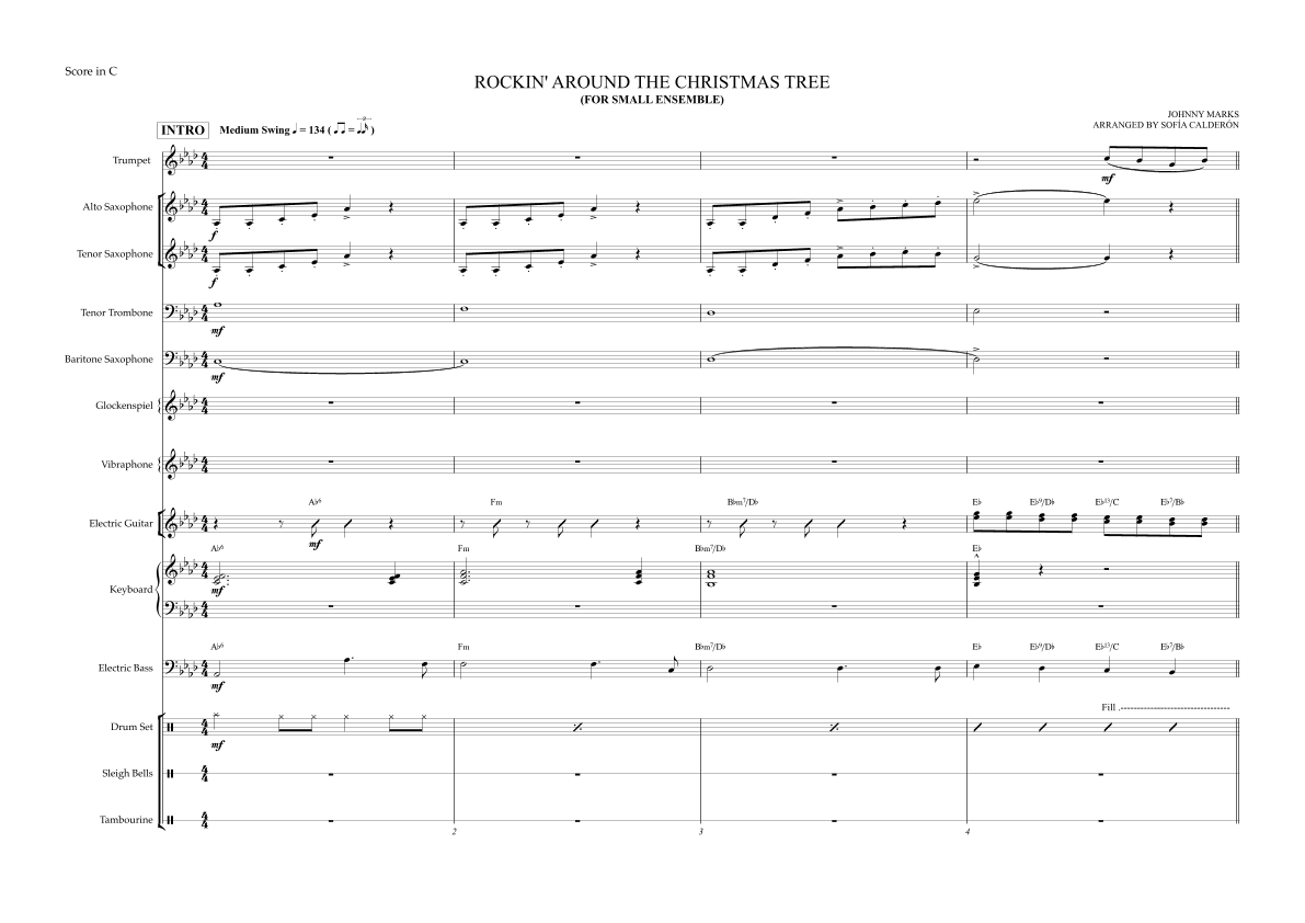 Rockin' Around The Christmas Tree (arr. Sofía Calderón)