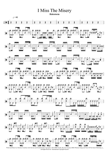I Miss The Misery (arr. Cyril Mayer)